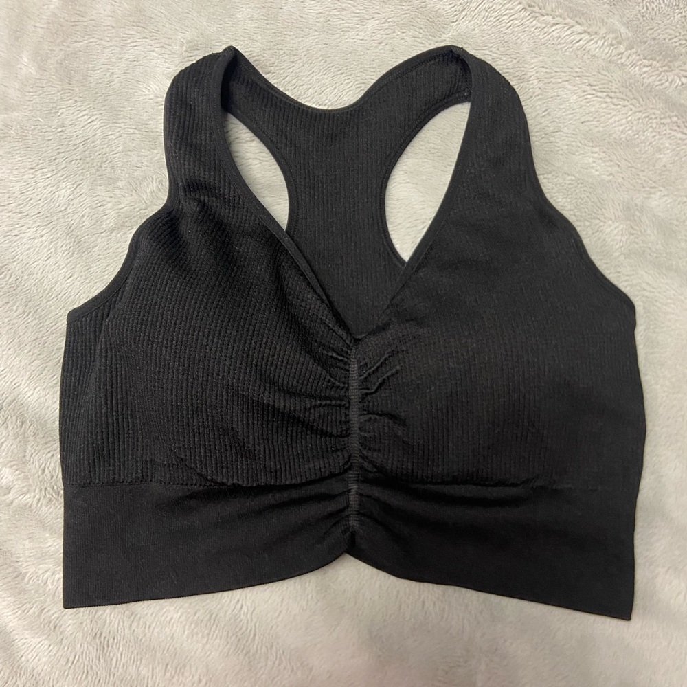 NVGTN black sports bra